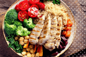 A plate of nourishing food