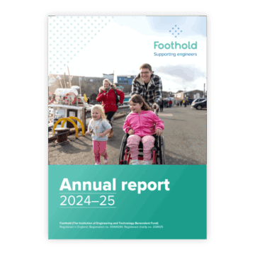 Foothold Annual Report 2024–25 front cover