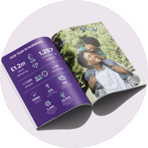 A mockup of Foothold's 2024–25 impact report